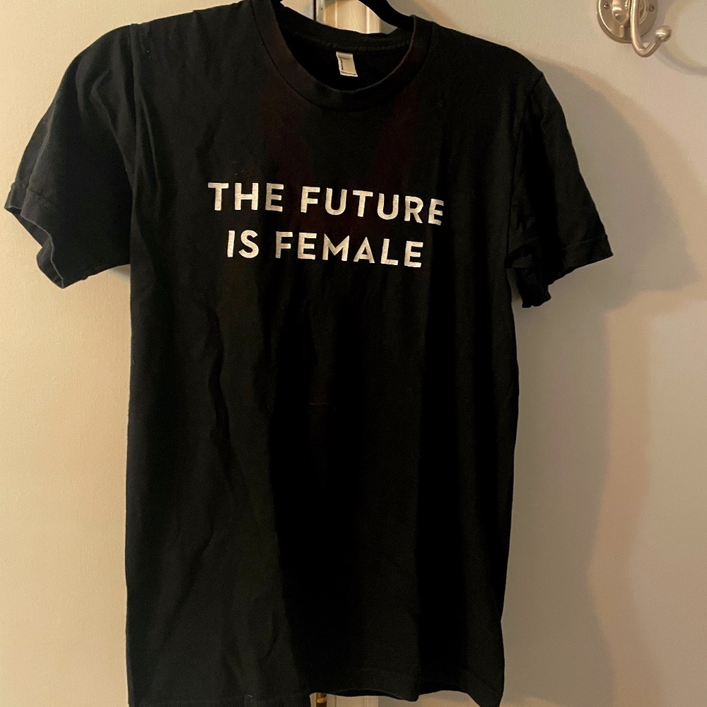 Wild Fang "Future Is Female" T Shirt Black S